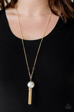 Load image into Gallery viewer, Belle Of The BALLROOM - Gold Necklace - - Paparazzi Accessories
